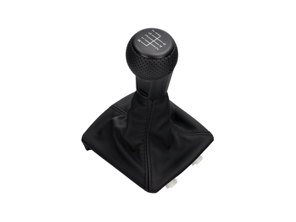 Versnellingspookknop leer voor 7-versnellingsbak. Porsche 991 / 992 - 99142407510, 99142407520, 99142407525, 99142407626 - PMKB-FB-7, PMKR-FB-7, PMKY-FB-7, PMKW-FB-7, PMKA-FB-7