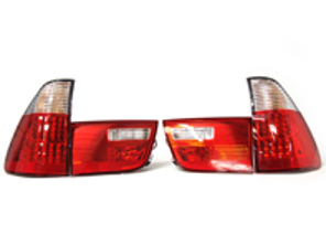 Rear Indicators Lamps Lights LED Smoked & Red BMW 3 SERIES E90 (SALOON) PAIR - 0001216993, 1216993