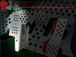 Rennline Dead Pedal Gummigriff. Porsche 911 1974-89 - P98RH