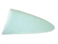 Lightweight rear 1/4 window glass, 5mm plexiglass Green Tint. Porsche 911 69-89 COUPE / 964 COUPE / 993 COUPE - 91154310102, 91154310202, 96454310100, 96454310200