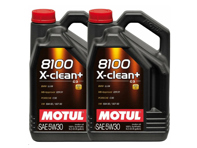 Huile moteur MOTUL 8100 X-CLEAN+ 5W-30 10 litres - 106376, 106377