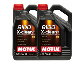 Huile moteur MOTUL 8100 X-CLEAN+ 5W-30 10 litres - 106376, 106377