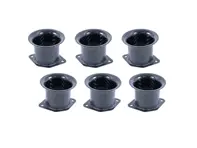 Carbon Fiber Carburettor Velocity Stack Kit (50mm Tall) by Rennline. Porsche 911 / 912 / 356 - PCG10832201, 91110832201, 90110093301 - M91