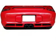 Rear bumper stainless steel grille set. Porsche Cayman 987.2 2009-12 - ZPR27309, ZPR27309B, ZPR27309, ZPR27309B