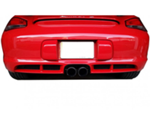 Achterbumper RVS grille set. Porsche Kaaiman 987.2 2009-12 - ZPR27309, ZPR27309B, ZPR27309, ZPR27309B