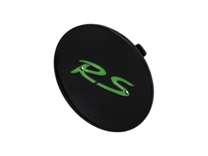 Wheel Cap 'GT3 RS ' BLACK with GREEN Logo for Porsche - 997361303912D8, 997361303918C6