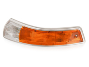 Intermitente delantero y lente en metal (SWB). Porsche 911/912 1965-68 - 90163140100, 90163140200