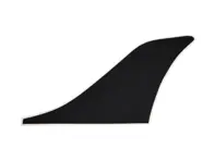 Lámina de virutas de piedra negra, cuerpo Turbo. Porsche 911 1974-89 / 930 Turbo - 93055932200, 93055932100 - CB.024.003, CB.024.004, SG930BL, SG930CR, 1682001770, 1682001780