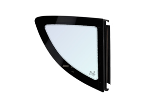 后侧 1/4 侧窗玻璃。保时捷 987.1 / 987.2 Cayman 2006-12 - 98754311105, 98754311205, 98754311100, 98754311101, 98754311102, 98754311103, 98754311104, 98754311200, 98754311201, 98754311202, 98754311203, 98754311204