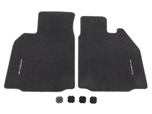 脚垫套装，2 套。保时捷 Boxster 987 / Cayman / 997 - RHD（右侧驾驶） - 98755198405, 98755198409, 98704480002, 98755198409A43, 98704480109A43, 98755198409B23, 98704480109B23, 98755198409E23, 98704480109E23, 98755198409R43, 98704480109R43, 98704480109T43, 98755198409T43, 98755198409N43, 98704480109N43, 98755198409M23, 98755198405J41