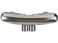 Rear exhaust silencer with 'GT3' style tail pipes. Porsche 911 1983-89 - 91111102500, 91111102505 - 1620614200