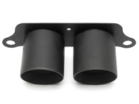Terminali di scarico Deluxe Dual Style NERO OPACO. Porsche 991 GT3 - 99111125390, 99111125393