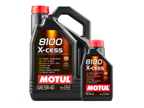 MOTUL 8100 X-CESS 5W-40 Motoröl 6ltr - 102870, 102784