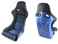 Sedili in stile racing, pelle Nero-Blu con scocca blu. Porsche 964/993 - SET11.1.101B, SET111101B