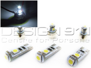 Dash Board LED Bulb Set Bright White. Porsche 996/986 - 99963130499