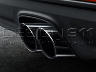 Terminali di Scarico Sportivi NERI. Porsche 718 (982) Boxster / 718 (982) Cayman - 98204420011, 98204420010, 98104420010, 98104420011