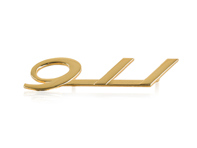 Distintivo con logo '911' per Porsche 911 1965-68 - 90155930520