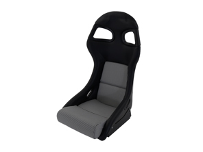 Track Bucket Sportstoel - GTR RECLINE, Zwart Leder met Pied-de-Pied-de-Pijl-middenstukken - 9997809100, 9997809110 - JT-B72-HT