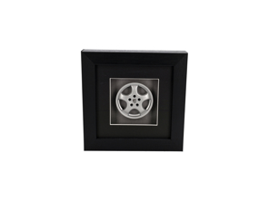 Handmade 1:8 Scale Porsche 964 Cup I Wheel Model – Silver - Hand Assembled & Box Framed - 96536212401, 96536212601, 9933621260061M - BF WH 964 CUP1