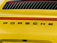 Stemma Posteriore 'PORSCHE' Nero per Porsche 991.2 - 99104480380041
