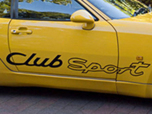 'Club Sport' side decal. Porsche 968 - 99999954502, 99999954503