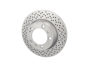 Brake disc rotor, Rear. Porsche 986 Boxster S (OE Part No 98635240301) - 98635240301, 17670, 98735240300, 98735240301