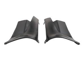 Piastre terminali paraurti posteriori in fibra di carbonio. Porsche 911 1974-89 - 91150306703GRV, 91150306803GRV