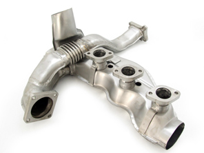 Intercambiadores de calor de escape IZQUIERDO para Porsche 964 C2 / C4 - 91.023S, 91.024S, 1623104470, 1623104480, 96421103905 - 91.023S, 1623104470