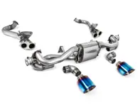 Milltek 运动型排气管，配备 GPF 旁通和烧钛装饰。保时捷 718 Cayman GT4 / Boxster GTS 4.0L - 982254351B, 982254351L, 982254351AA, 982254351P, 982254351R, 982254350B, 982254350L, 982254350AA, 982254350P, 982254350R, 982251053F, 982251053H, 982251053K - SSXPO153