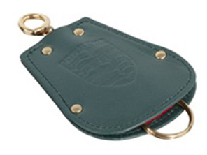 Key pouch for Porsche 356 in GREEN LEATHER - PCG044200006JD