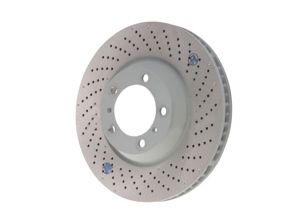 Disco freno anteriore, monoblocco forato, 350x34 mm. Porsche 996 GT3 / 997 GT3 - 99735140990, 99735141090 - PFL32909, PFR33009