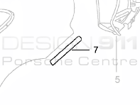 Rear 1/4 to Bumper Foil. Porsche 996 1998-05 - 99650463100, 99650463200