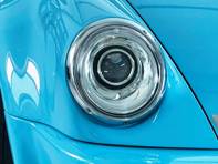 Set di fari a LED con riflettore cromato e lente trasparente LHD. Porsche 911 / 964 - 91163111302, 91163102400, 91163111300