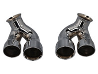 DesignTek Exhaust tail pipes 4 Tube Design for Porsche 996 C2 / C4 - 99611125254, 99611125255, 99611125261, 99611125154, 99611125155