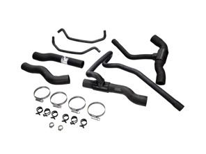 Water coolant front radiator pipe kit. Porsche 996 C2/ C4 automatic/ tiptronic cars - 99610662255, 99610662654, 99951252201, 99951249900, 99951258505, 99610613753, 99610613853, 9961066558, 99610666656
