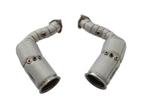 Sportauspuff-Downpipes mit Katalysator. Porsche 9YA Cayenne S / GTS / Turbo - PAB254801C, PAB254801CX, PAB254850D, PAB254850DX, PAB254801, PAB254801X, PAB254850B, PAB254850BX, PAB254800, PAB254800X, PAB254801B, PAB254801BX, 9Y0254800A, 9Y0254800AX, PAB254850, PAB254850X, PAB254850C, PAB254850CX, 9Y0254850A, 9Y0254850AX - 9MPAB25420200