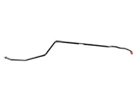 Oil pipe, brass, painted, Return. Porsche 911 S 71-72 - 91120702601, 91120702501 - HA DE 47049 / copper