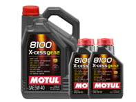 Aceite de motor MOTUL 8100 X-CESS GEN2 5W-40 7 litros - 109776, 109774