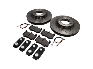Pack Disques de Frein avec Plaquettes Sport BREMBO Porsche 997 C2S 3.8L - 9963514XX04BRE, 99635141004, 99635140904BRE, 99635140904, 07B31416, 99661236501, 99635108901, 99635140903, 99635141003, 09C87711, 9P1615301A, 9P1615302A, 23139, 23330, 99635194912, 99661236500