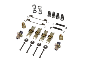 Kit de muelles para zapatas de freno de mano. Porsche 911 1970-89 - 91135209001, 90135295410, 91135209802, 90135293210, 90135295710, 91135294401, 90135295510, 90135295912, 90135295312