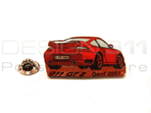 Spilla Spilla 'Porsche 911 GT2 - Genf 2001' Rosso