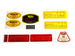 Aufkleber Motorölstand. Porsche 911 - 64470100101 - 1601502210