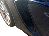 ZunSport Side vent grille set. Porsche 718 Boxster S / Cayman S 2016-20 - ZPR63205, ZPR63205B, ZPR63205, ZPR63205B