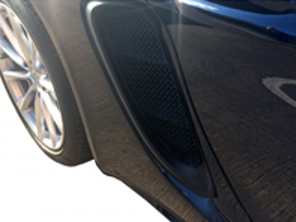 ZunSport 侧通风格栅套件。保时捷 718 Boxster S / Cayman S 2016-20 - ZPR63205, ZPR63205B, ZPR63205, ZPR63205B