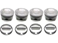 Engine piston set PORSCHE 968 3.0L for use in factory aluminum bores only - 930070776