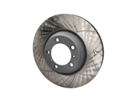 Brake disc rotor slotted Front. Porsche 997 TURBO (OE Part No 99735140501 / 99735140601) - 99735140501, 99735140601 - 997 351 405 01 SL, 997 351 406 01 SL
