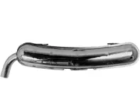 Marmitta di scarico / scatola posteriore Silenziatore. Con omologazione TÜV/EEC Porsche 911 1965-73 2 IN / 1 OUT uscita 60mm - 92210S, 92210, 92210OE, 1620607600, 1620609000, 1620607800, 91111102500, 91111102505, 91122092210S, 91122092210, 91122092210OE - 1620607800