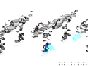 Milltek 运动型排气管，GPF 后置，钛合金装饰。保时捷 718 Cayman GT4 / Boxster GTS 4.0L - 982251053F, 982251053H, 982251053K, 982251053E - SSXPO168