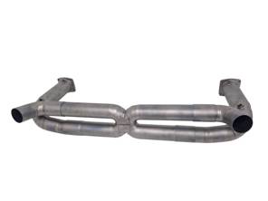 赛车运动排气消声器旁通 x 管，无催化转换器。保时捷 997.1 涡轮增压 - 99711102772 - 9M9711102773