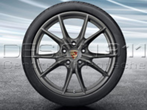 20' 991.2 C2 / C2S 'Carrera S' in PLATINUM Alloy Wheels & Tyres Original Porsche - 99104460324